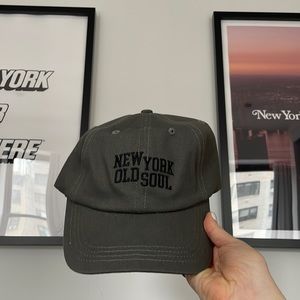 NYON New York or Nowhere New York Old Soul Gray Baseball Cap Hat